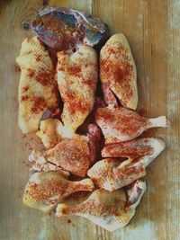 Close-up of meat on plate