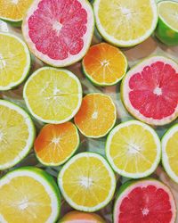 Full frame shot of fruits