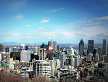 Cityscape against sky