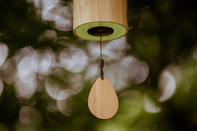 Close-up of sound healing instruments 
