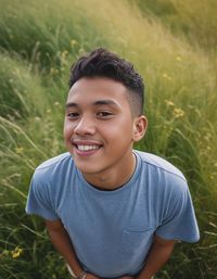 smiling