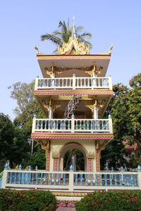 Low angle view of building against sky