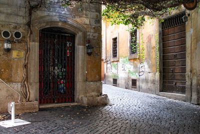 Entrance of old building