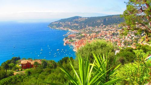 Scenic view of villefranche sur mer