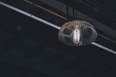 Close-up of illuminated light bulb