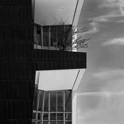 Low angle view of building against sky