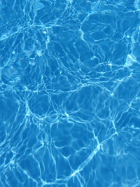 Full frame shot of water in swimming pool