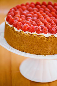 Close-up of dessert in plate