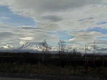 Scenic view of landscape against sky