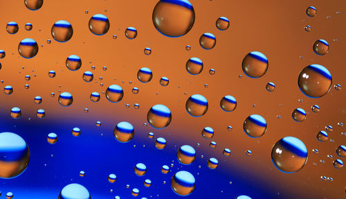 Full frame shot of water drops