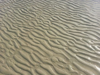 Full frame shot of sand on beach