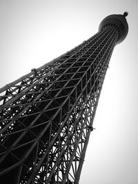 Low angle view of eiffel tower