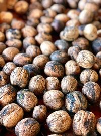 Full frame shot of onions