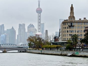 View of buildings in city