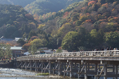 Built structure with trees in background