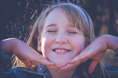 Portrait of young girl