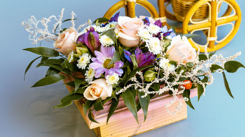 Close-up of rose bouquet