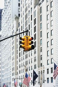 Low angle view of traffic light