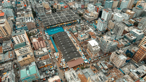 Aerial view of dar es salaam, tanzania