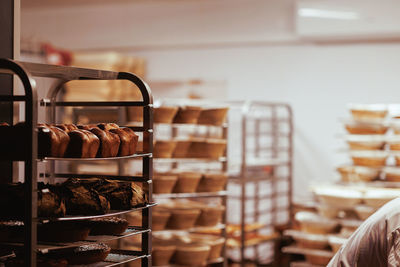 Close-up of food in bakery