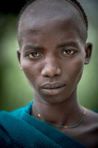 Close-up portrait of a smiling mid adult woman