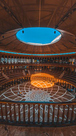 Low angle view of ceiling