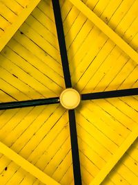 Low angle view of illuminated electric light