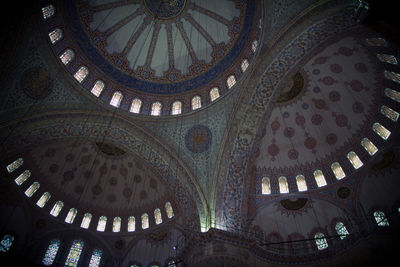 Low angle view of ceiling