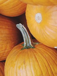 Full frame shot of pumpkin pumpkins at market