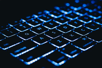 Close-up of computer keyboard