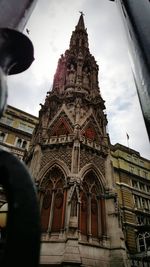 Low angle view of church against sky