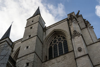 Low angle view of historic building against sky