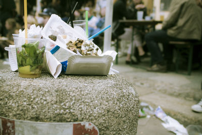 Close-up of object on table