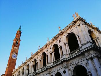 Low angle view of historical building against sky