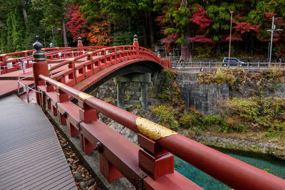 Footbridge over water