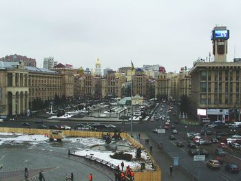 View of buildings in city