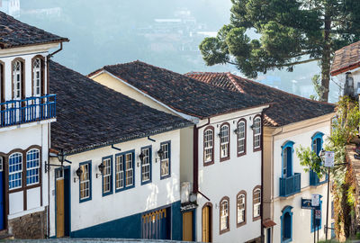 Buildings against sky in town