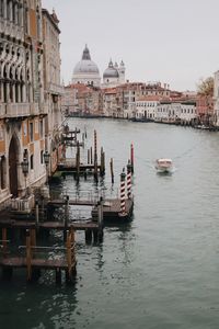 Boats in canal