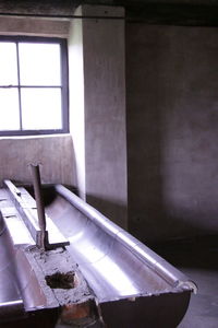 Interior of abandoned house