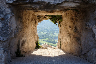 View of old ruins