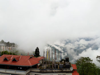 Panoramic shot of buildings against sky