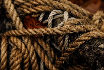 Full frame shot of rope