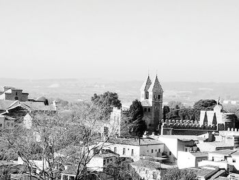 View of church in city