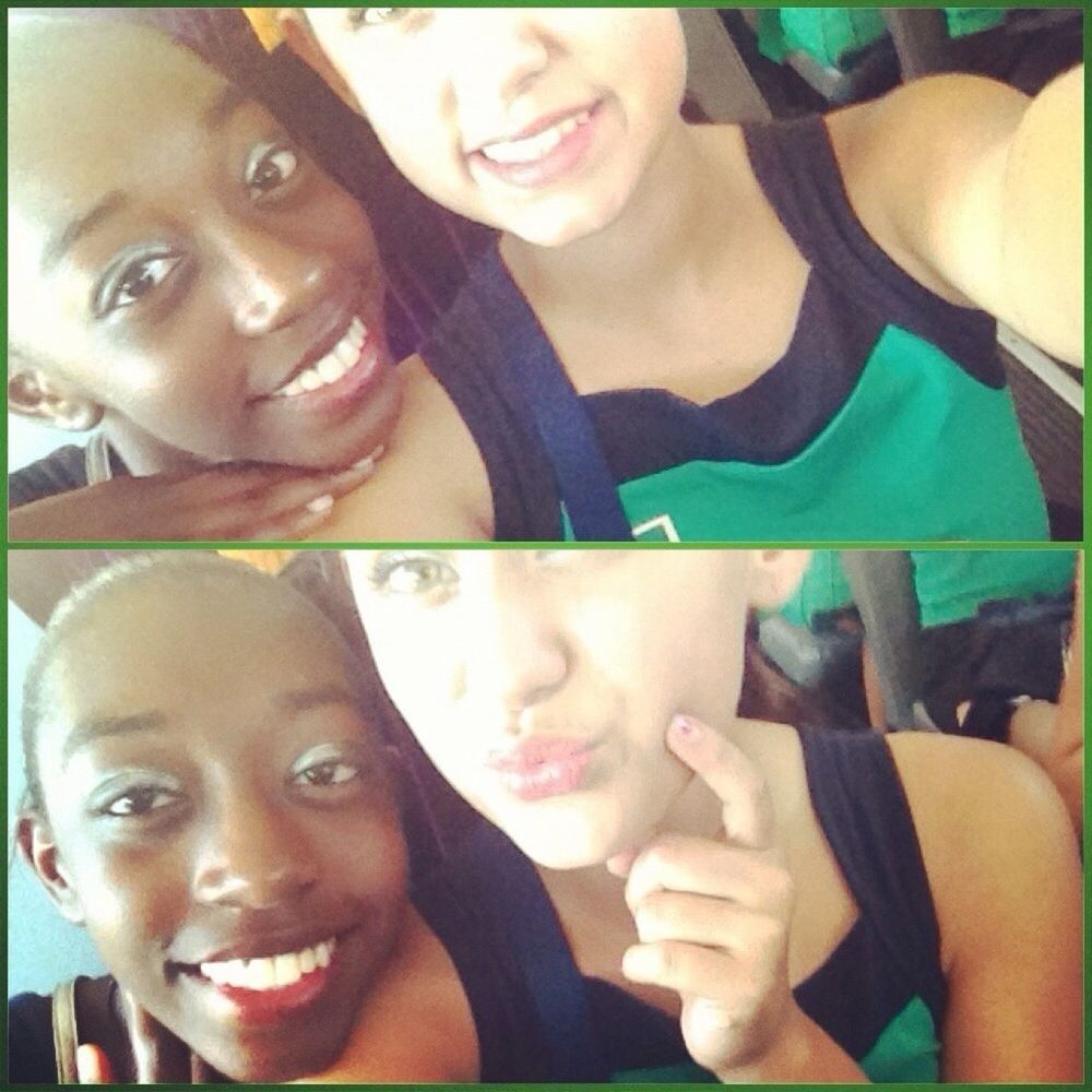 Throwback to Marching Competition. Me & My bby Kaisha 