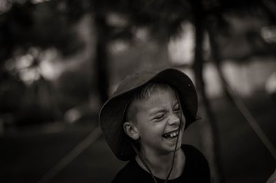 Portrait of smiling boy