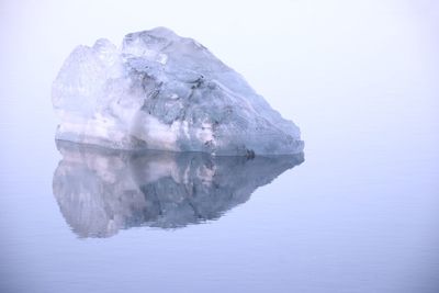 Iceberg on sea