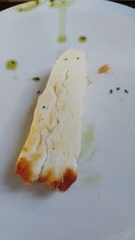 Close-up of bread on plate