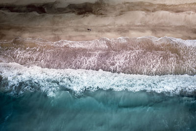 Aerial view of sea