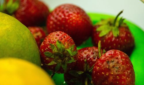 Close-up of fruits in bowl