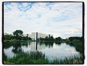 River with buildings in background